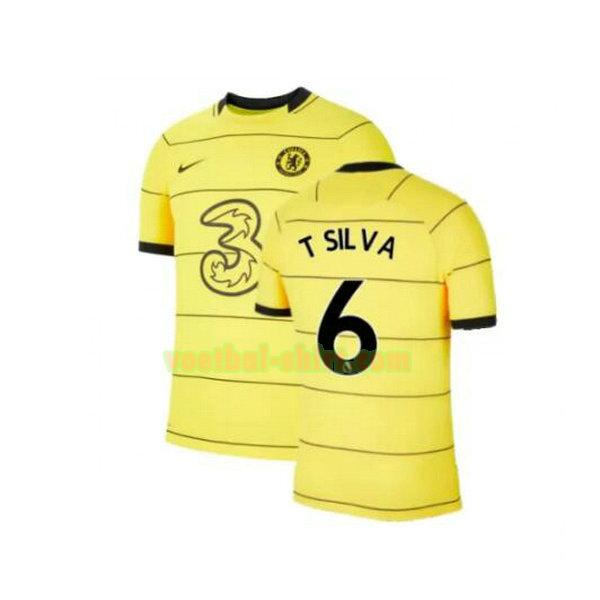 t silva 6 chelsea 3e shirt 2021 2022 geel mannen