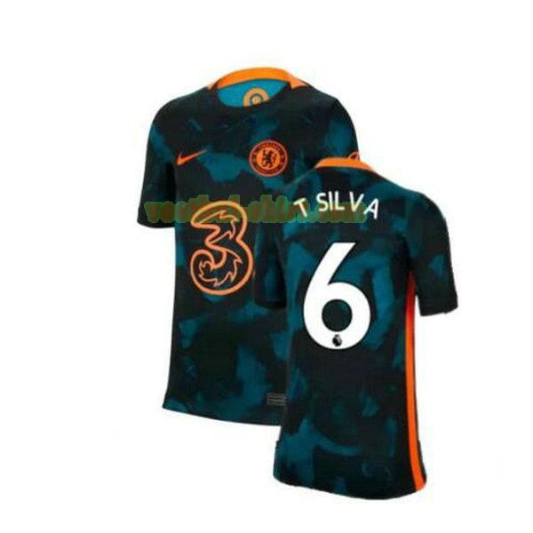 t silva 6 chelsea uit shirt 2021 2022 groen mannen