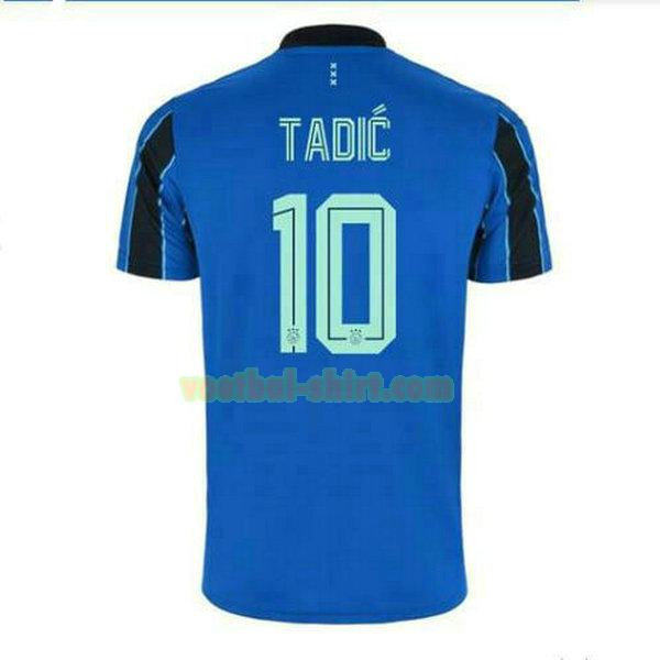 tadic 10 ajax uit shirt 2021 2022 blauw mannen