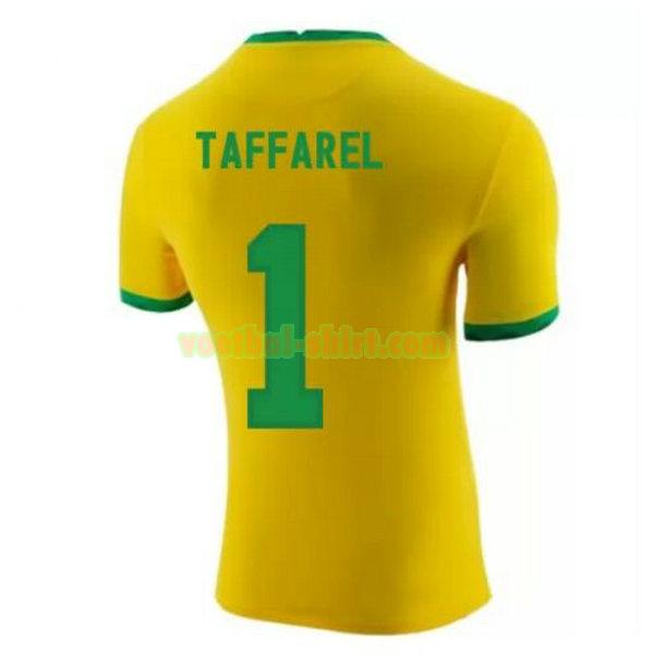 taffarel 1 brazilië thuis shirt 2020-2021 geel mannen