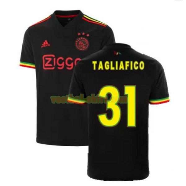 tagliafico 31 ajax 3e shirt 2021 2022 zwart mannen