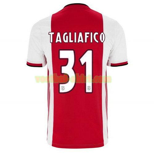 tagliafico 31 ajax thuis shirt 2019-2020 mannen