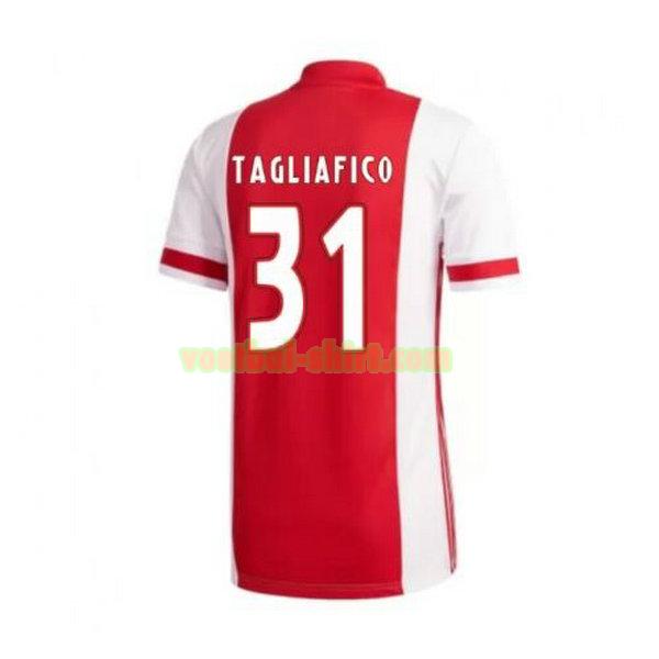tagliafico 31 ajax thuis shirt 2020-2021 mannen