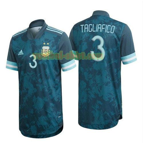 tagliafico 3 argentinië uit shirt 2020 mannen