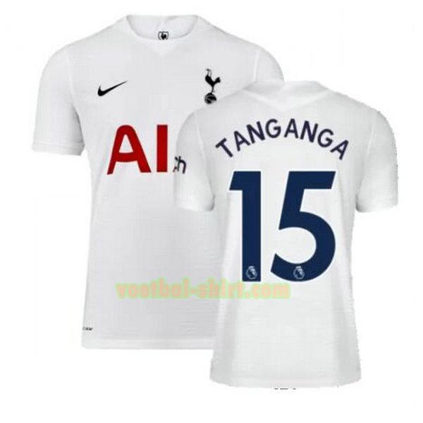 tanganga 15 tottenham hotspur thuis shirt 2021 2022 wit mannen