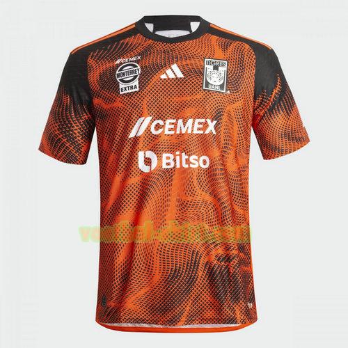 tigres uanl 3e shirt 2023 2024 thailand oranje mannen