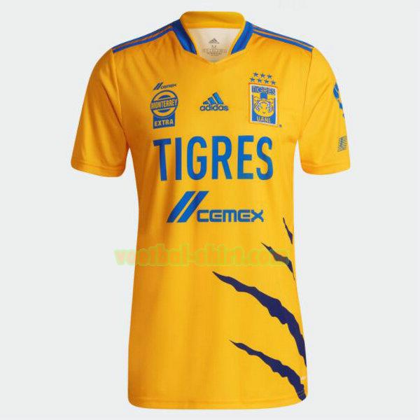 tigres uanl thuis shirt 2021 2022 thailand geel mannen