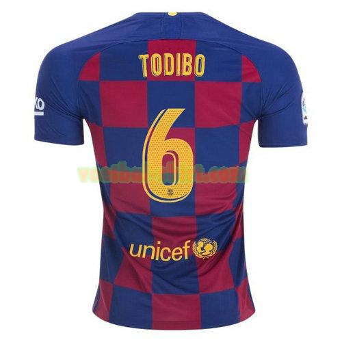 todibo 6 barcelona thuis shirt 2019-2020 mannen