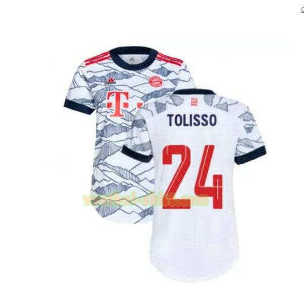 tolisso 24 bayern münchen 3e shirt 2021 2022 grijs mannen