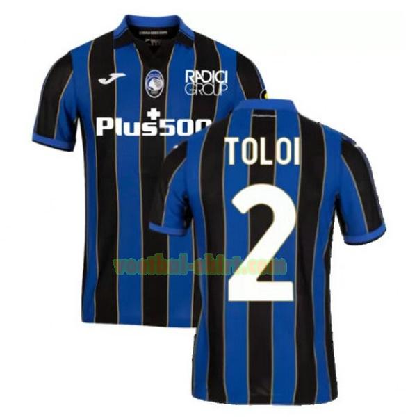 toloi 2 atalanta thuis shirt 2021 2022 blauw zwart mannen