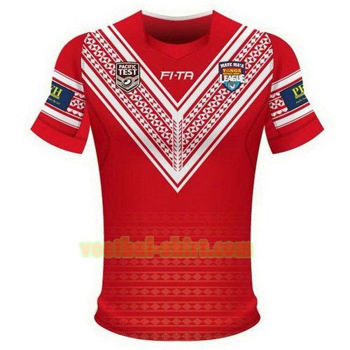 tonga thuis rugby shirt 2018 rood mannen