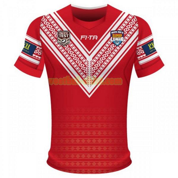 tonga thuis shirt 2018 rood mannen