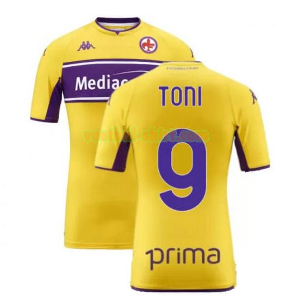 toni 9 fiorentina 3e shirt 2021 2022 geel mannen