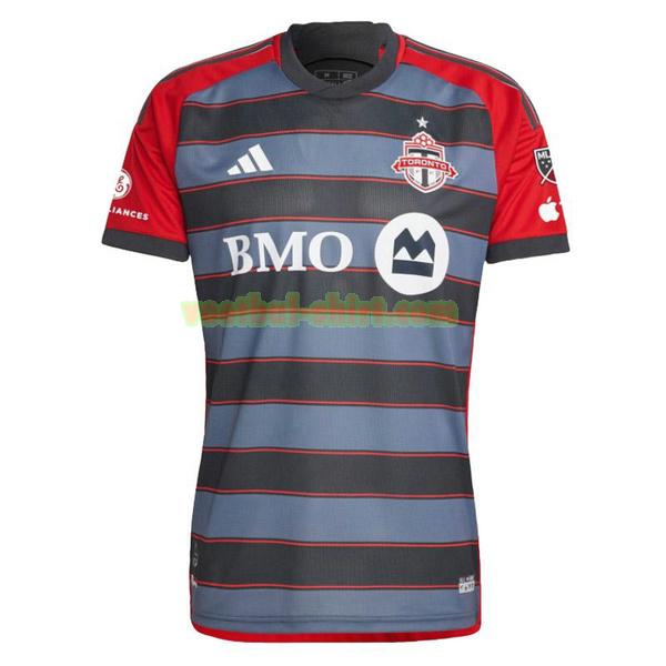 toronto fc thuis voetbalshirt 2023 2024 thailand grijs mannen