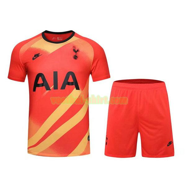 tottenham hotspur doelman shirts+pantalón 2021 oranje mannen