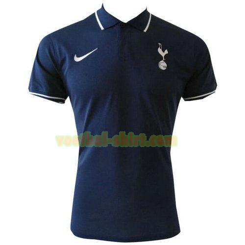 tottenham hotspur poloshirt 2019-2020 blauw marinekleur mannen