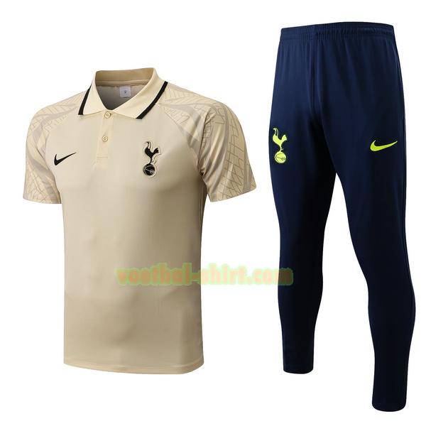 tottenham hotspur set polo 2022 2023 geel mannen