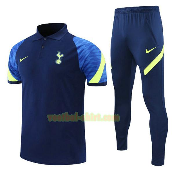 tottenham hotspur set polo 2022 blauw mannen