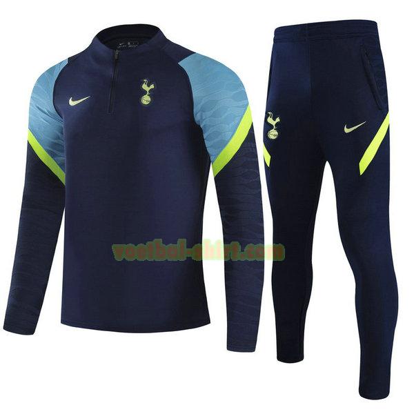 tottenham hotspur set trainingspak 2021 22 blauw kinderen