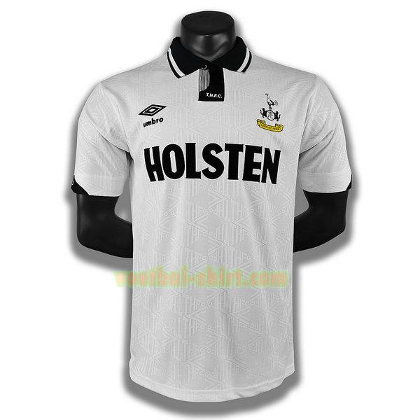 tottenham hotspur thuis player shirt 1990 wit mannen