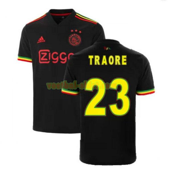 traore 23 ajax 3e shirt 2021 2022 zwart mannen