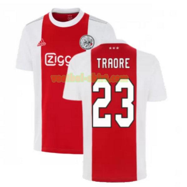 traore 23 ajax thuis shirt 2021 2022 rood wit mannen