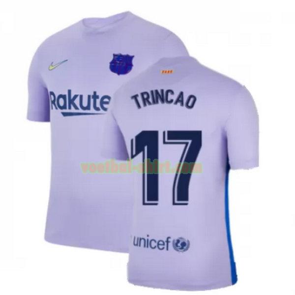 trincao 17 barcelona uit shirt 2021 2022 geel mannen