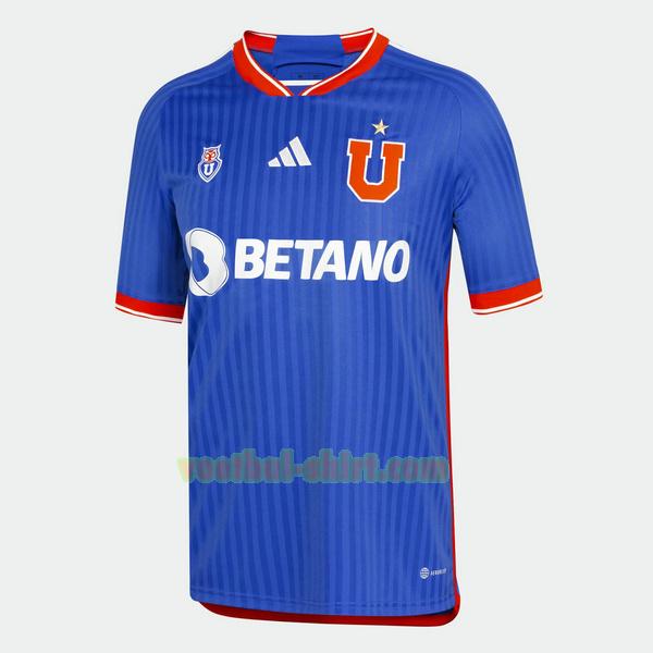 universidad de chile thuis shirt 2023 2024 thailand blauw mannen