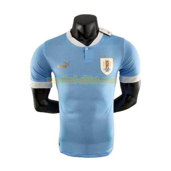 uruguay player thuis shirt 2022 blauw mannen
