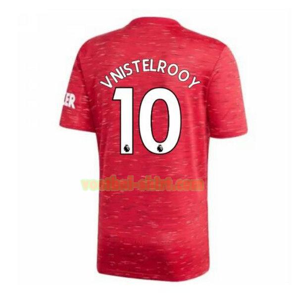 v.nistelrooy 10 manchester united thuis shirt 2020-2021 mannen