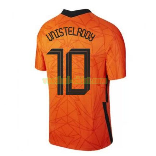 v.nistelrooy 10 nederland thuis shirt 2020 mannen