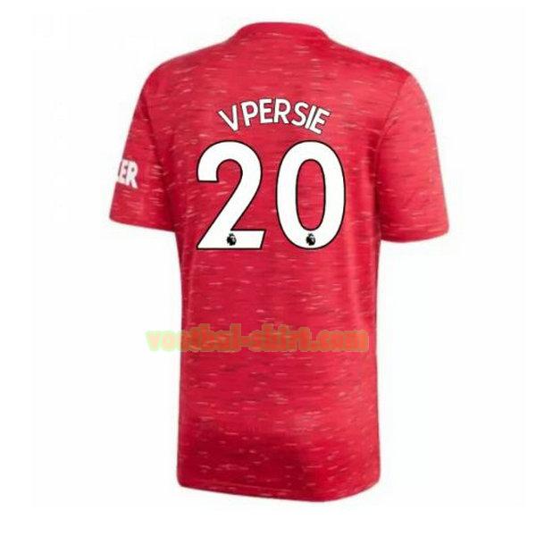 v.persie 20 manchester united thuis shirt 2020-2021 mannen