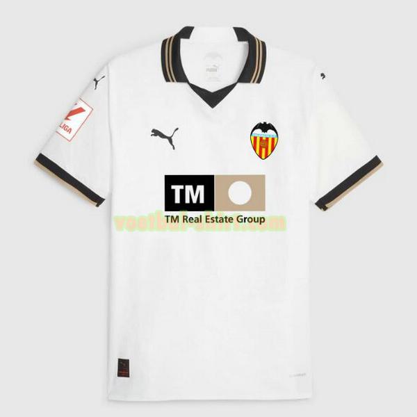 valencia cf thuis shirt 2023 2024 thailand wit mannen