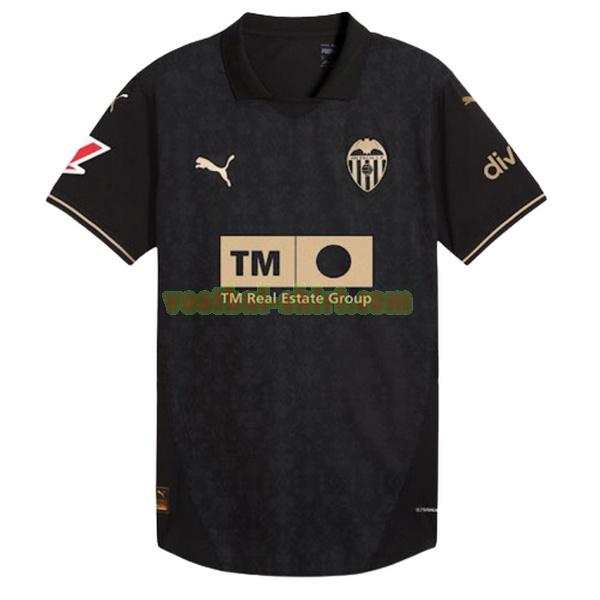 valencia cf thuis shirt 2024 2025 zwart mannen