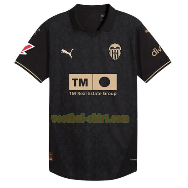 valencia cf uit shirt 2024 2025 thailand zwart mannen