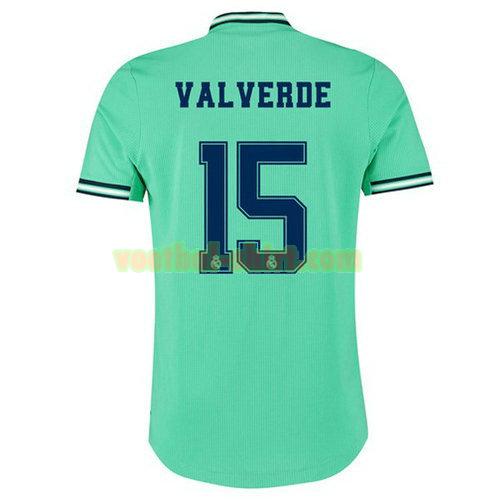 valverde 15 real madrid 3e shirt 2019-2020 mannen