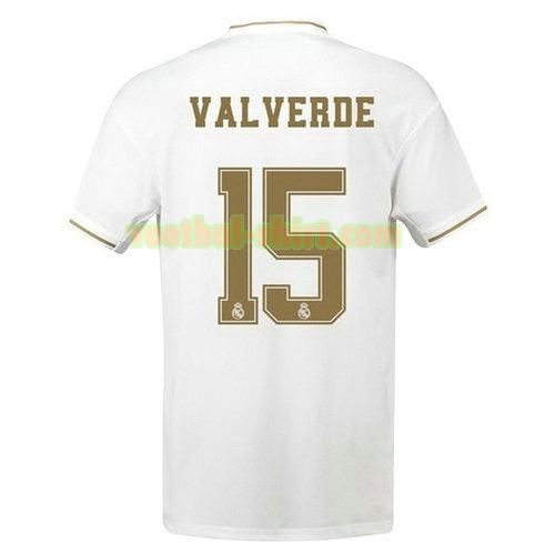 valverde 15 real madrid thuis shirt 2019-2020 mannen