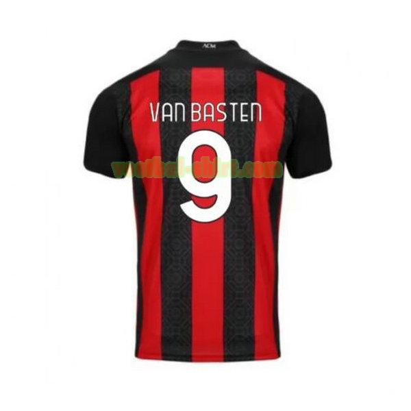 van basten 9 ac milan thuis shirt 2020-2021 mannen