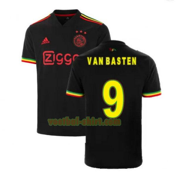 van basten 9 ajax 3e shirt 2021 2022 zwart mannen