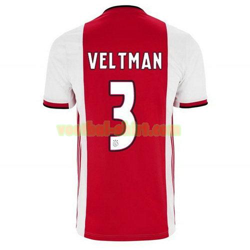 veltman 3 ajax thuis shirt 2019-2020 mannen