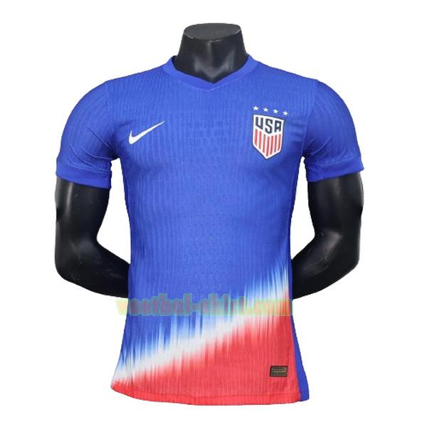 verenigde staten player thuis shirt 2024 blauw mannen