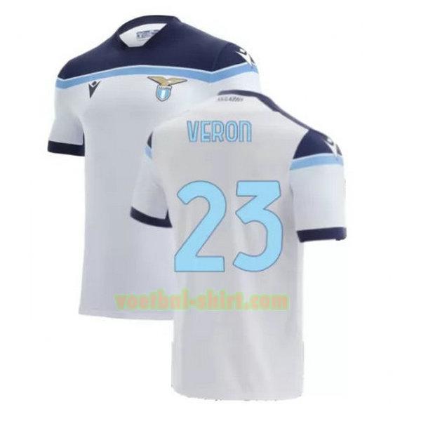 veron 23 lazio roma uit shirt 2021 2022 wit mannen