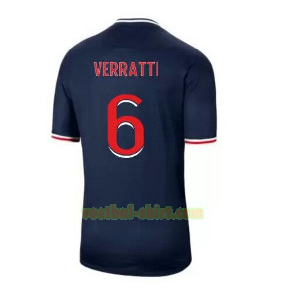 verratti 6 paris saint germain thuis shirt 2020-2021 mannen