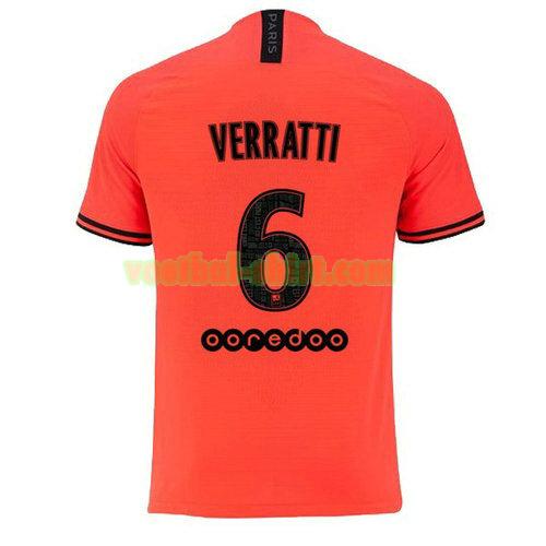 verratti 6 paris saint germain uit shirt jordan 2020 mannen