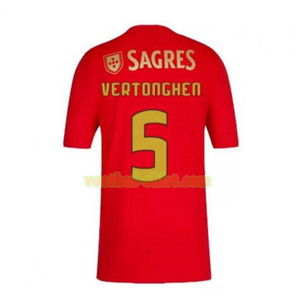 vertonghen 5 benfica thuis shirt 2020-2021 mannen