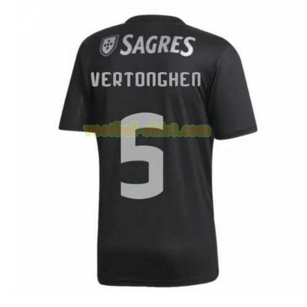 vertonghen 5 benfica uit shirt 2020-2021 zwart mannen