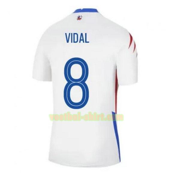 vidal 8 chili uit shirt 2020-2021 wit mannen