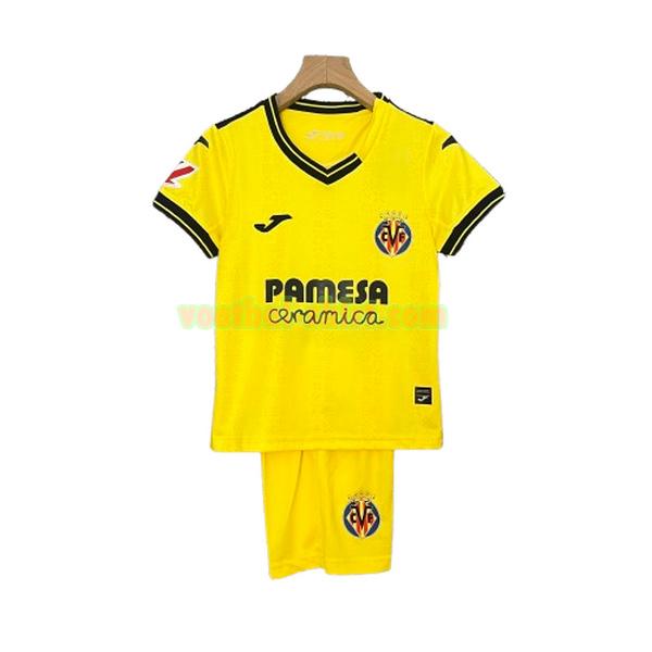 villarreal thuis shirt 2024 2025 geel kinderen