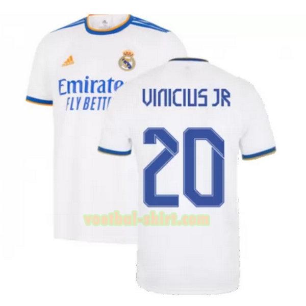 vinicius jr 20 real madrid thuis shirt 2021 2022 wit mannen