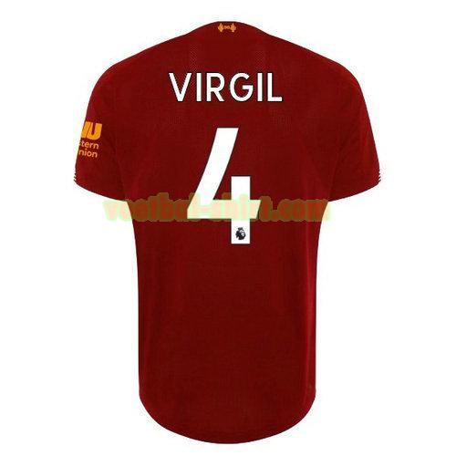 virgil 4 liverpool thuis shirt 2019-2020 mannen